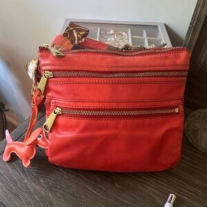 Fossil Bold burnt orange / Red Crossbody Bag